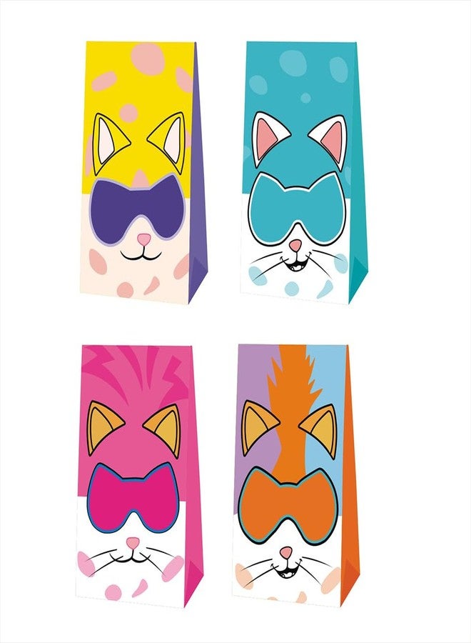 BNFUO 12pcs Super Cats Party Favor Gift Bags Goodie Bags, Super Cats Party Supplies for Kids Birthday Decorations - Image 1